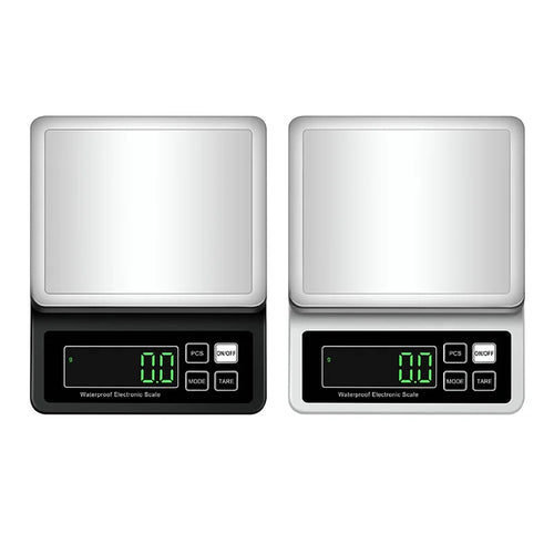 Rechargeable Kitchen Scale IP67 Fully Waterproof Home Kitchen Scale 0.1g/1g High Precision Electronic Balance 3kg/5kg/10kg/15kg