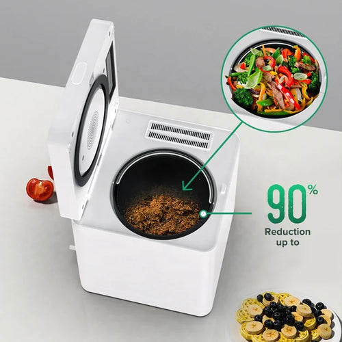Hot Sales Electric Continuous Feed Earth-friendly Kitchen Waste Processor Composter 3-4 Stage Grinding Stainless Steel For