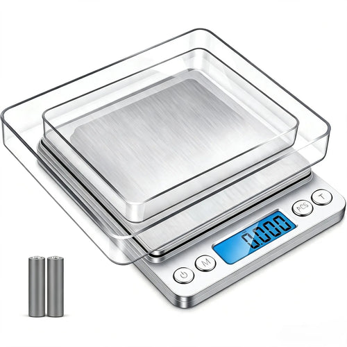 `Precision Electronic Scale 9 Units LCD Screen Stainless Steel Digital Kitchen Scale For Home Small Item Weighing`