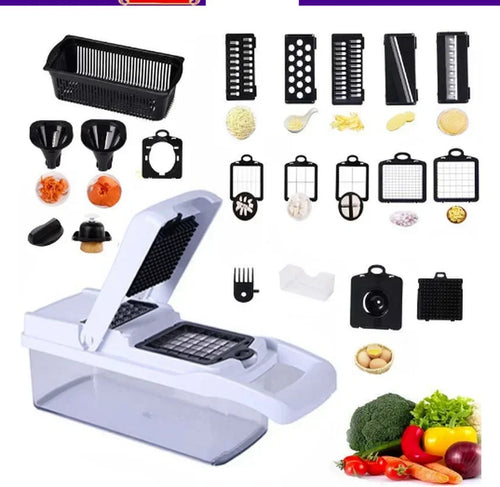 Multifunctional Kitchen Veggie Chopper Household Chopper Potato Slicer Carrot Grater Manual Food Processor Cooking Tools U7B2O2