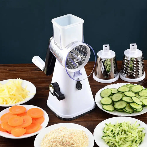 Rotary Vegetable Slicer Grater Shredder Manual Kitchen Food Chopper For Potato Carrot Fruit Salad Preparation Tools