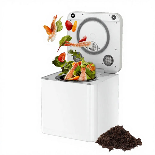 Bone-Hammer Electric Composter 4L Stainless Steel Multigrind Technology Continuous Indoor Use Odorless Kitchen Food Waste