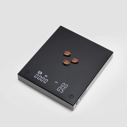 TIMEMORE Basic 2 Black Mirror Pour Over Coffee Scale Flow Rate Display Auto Timer Digit Kitchen Food Scale Espresso 0.1g/2kg
