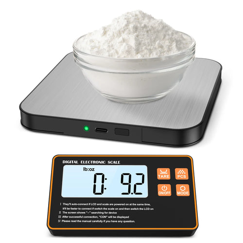 15KG Wireless Magnetic Digital Kitchen Scale with Remote LCD Display Split-Designed Food Scale for Baking Cooking Meal Prep