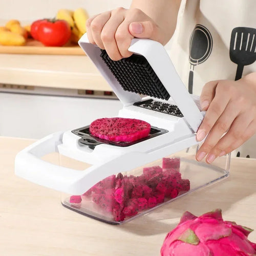 Multifunctional Kitchen Veggie Chopper Household Chopper Potato Slicer Carrot Grater Manual Food Processor Cooking Tools U7B2O2