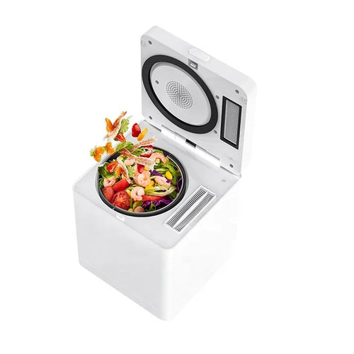 Hot Sales Electric Continuous Feed Earth-friendly Kitchen Waste Processor Composter 3-4 Stage Grinding Stainless Steel For
